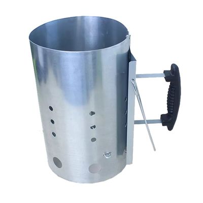 Chaminé de carvão para churrasco Utensílios de cozinha Aço galvanizado resistente