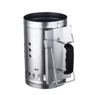 Chaminé de carvão para churrasco Utensílios de cozinha Aço galvanizado resistente