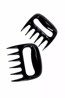 Utensílios de cozinha de garras para triturar carne preta para frango e porco desfiados