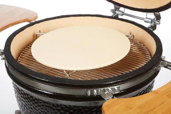 Acessórios para grelha Kamado de forma redonda 8'' 10'' 12'' 13'' 15'' Pedra para assar pizza
