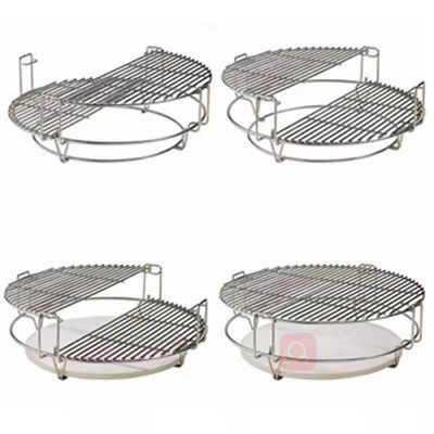 Acessórios para churrasqueiras Kamado de aço inoxidável Dividir e conquistar churrasco