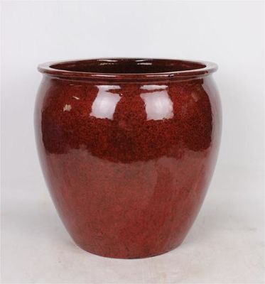 Vasos de plantas envidraçados feitos à mão em cerâmica 13,5 pol. 18 pol. 23 pol.