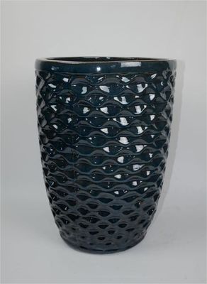 ４ Vaso externo de cerâmica esmaltada