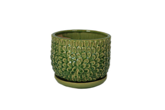 Vasos de cerâmica internos para plantas domésticas de 6 polegadas e 8 polegadas
