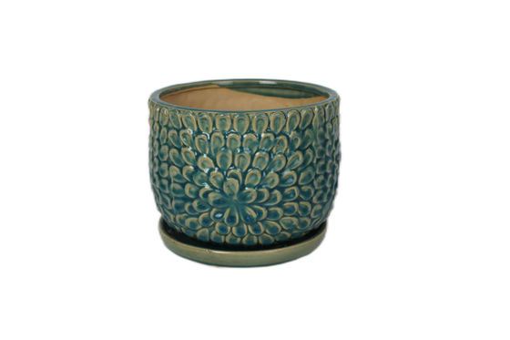 Vasos de cerâmica internos para plantas domésticas de 6 polegadas e 8 polegadas