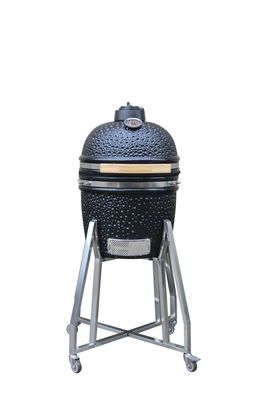 Utensílios de cozinha cerâmicos 15 polegadas Kamado Grill cor preta 39 cm