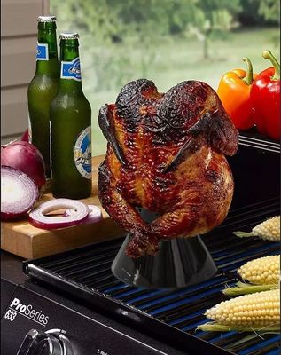Utensílios de cozinha Suporte de frango para lata de cerveja de cerâmica
